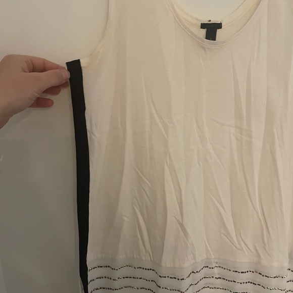 NWOT J.Crew Tuxedo Stripe Blouse - Picture 2 of 4